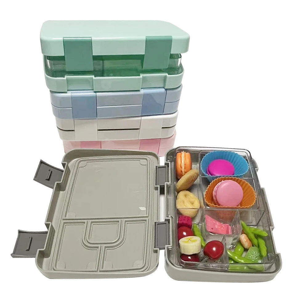Wholesale Orealmi Tritan BPA-Free Kids Bento Lunch Box Food Grade for School Microwavable 1-3L Colorful and Fun