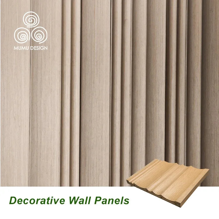 MUMU Professional Zero Formaldehyde Interior Decorative Wallboard Cladding Wood Wall Paneling for House