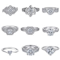 Heart Ring Hot Sale Heart Ring 925 Sterling Silver Wedding Rings for Women
