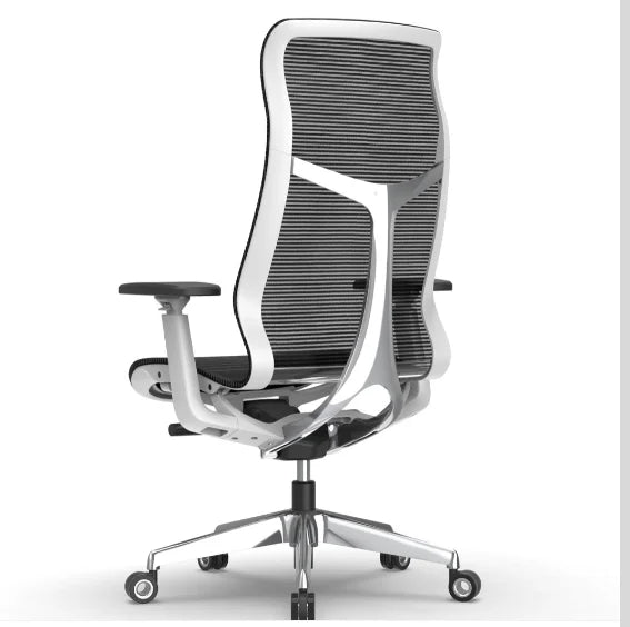 Modern Luxury Comfortable Grey High Back Adjustable Lumbar Support Swivel Full Mesh Ergonomic Office Chairs for Sale