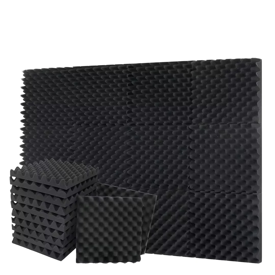 Hot Selling 12 Inches Self Adhesive Eggshell Acoustic Sponge Acoustic Foam Wall Panel