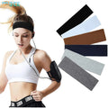 SeeMore Brand Customization Workout Yoga Running Sports Thin Hair Wrap Headbands Short Hair Non-Slip Elastic Sweat Hairbands
