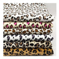 Leopard Print Blanket Hoodie Bedding Set 100% Polyester Thick Two-Sided Plain Design Eco-Friendly Sleepwear Girls Medium Weight