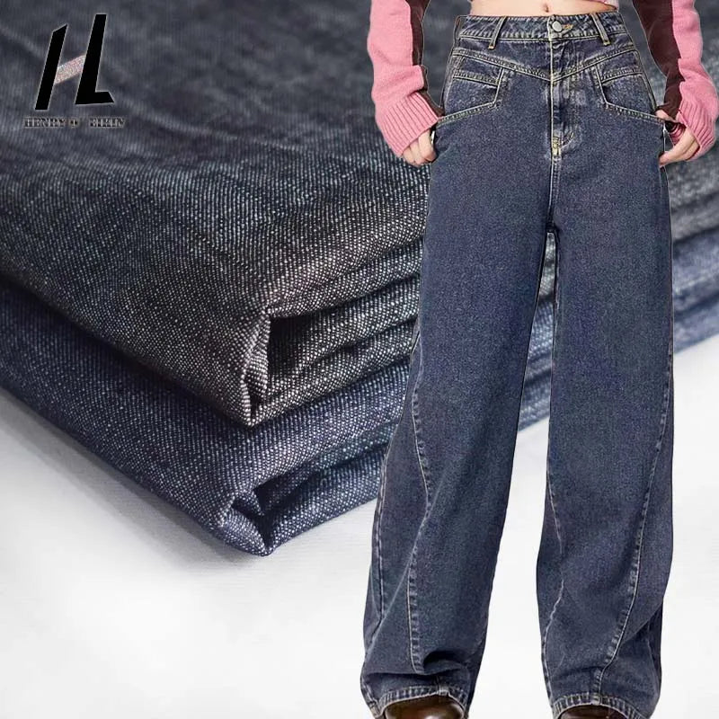 Stock Low Price Wholesale 190GSM Plain Light Denim Fabric Per Meter and Custom Cue Piece for Shirt Sewing Clothing Sofa Fabric