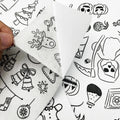 A4 Size Plain Cloth Water Soluble Wash Away Dissolve Embroidery Stabilizer Fabric Topping Backing Paper for Embroidery