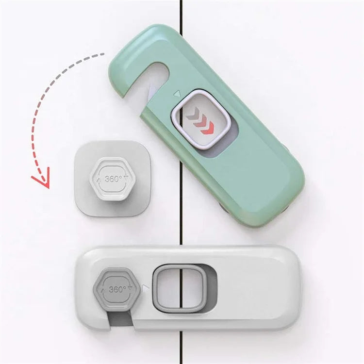 Baby Safety Lock-High Quality Anti-pinch Hand Kids Baby Safety Lock Baby Safety Plastic Cabinet Door Drawers Lock