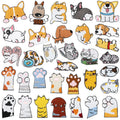 Factory Sell Iron on  Embroidery  Cute Cartoon Cat Dog Paw Patch for Decoration