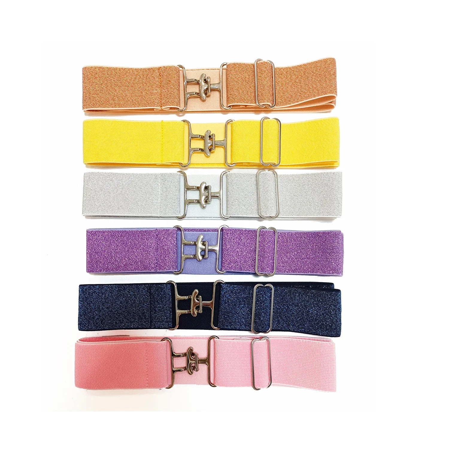 Glitter Color Ready to Ship Equestrian Belt High Waist Surcingle Buckle 1.5 Inch Horse Riding Belt