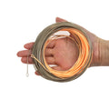 WF1F-8F Single-Handed Spey Fly Fishing Line 90ft with Peach/Camo Floating Fly Welded Loops for Stream Lake River Fishing MegaBDM