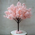 SZ04211 Indoor Wedding Decor Pink White Artificial Sakura Flower Tree Cherry Blossom Tree Table Centerpiece Flower Tree