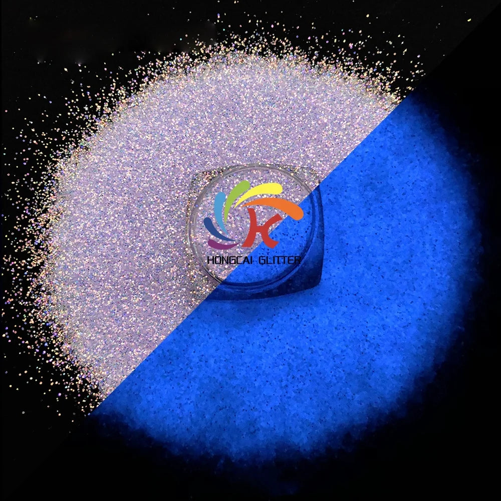 Loose Glow in Dark Glitter Wholesale Polyester Chunky Glitter for Resin Art Christmas Decorations