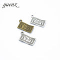 YuenZ Alloy Metal Antique Silver Color Dollar Pendants Charms DIY Jewelry Findings for Necklace Jewelry Making 21*13mm J142
