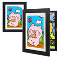 Magnetic Flip Kids Photo Frame Iron Material Home Decoration Replaceable Children's Art Poster Picture Drawing Silk Screen
