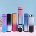2023 New Smart Drinkware Double Wall Insulated Stainless Steel Thermal Gradient Sports Water Bottles With Temperature Display