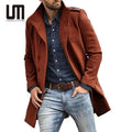 Liu Ming Popular Wholesale Autumn Winter Fashion Men Clothing Casual Woolen Coats Plus Size Jackets