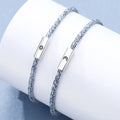 Newest Couples Magnetic Bracelets Sun and Moon Engraved Braided Adjustable Bracelet Long Distance Touch Bracelet for Couples