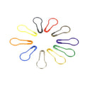 Wholesale Clothing Hang Tag Pins Colorful Pear Shaped Metal Safety Pin for Garment