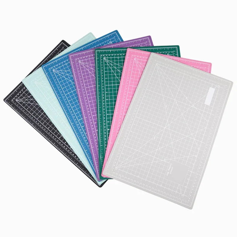 45*60cm Custom Printing  PVC Cutting Mat Self Healing Cutting Mat A2 Double Sided DIY Craft Green