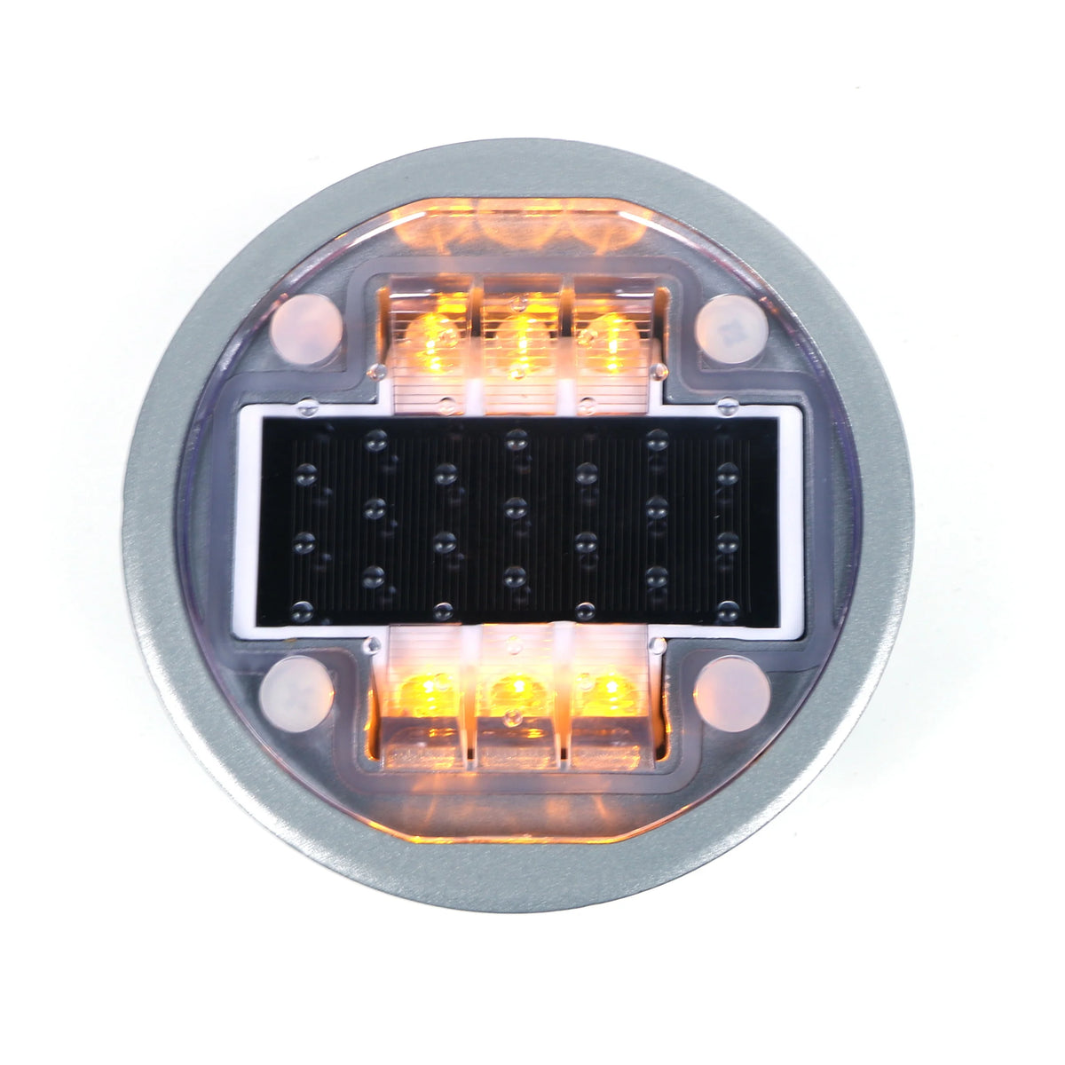 CE Certified Double Side Round Aluminum Red Green Blue White Solar Road Studs