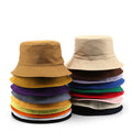 Simple Casual Double Side Wear Outdoor Travel Solid Color Adjustable Fisherman Bucket Hat for Man and Woman
