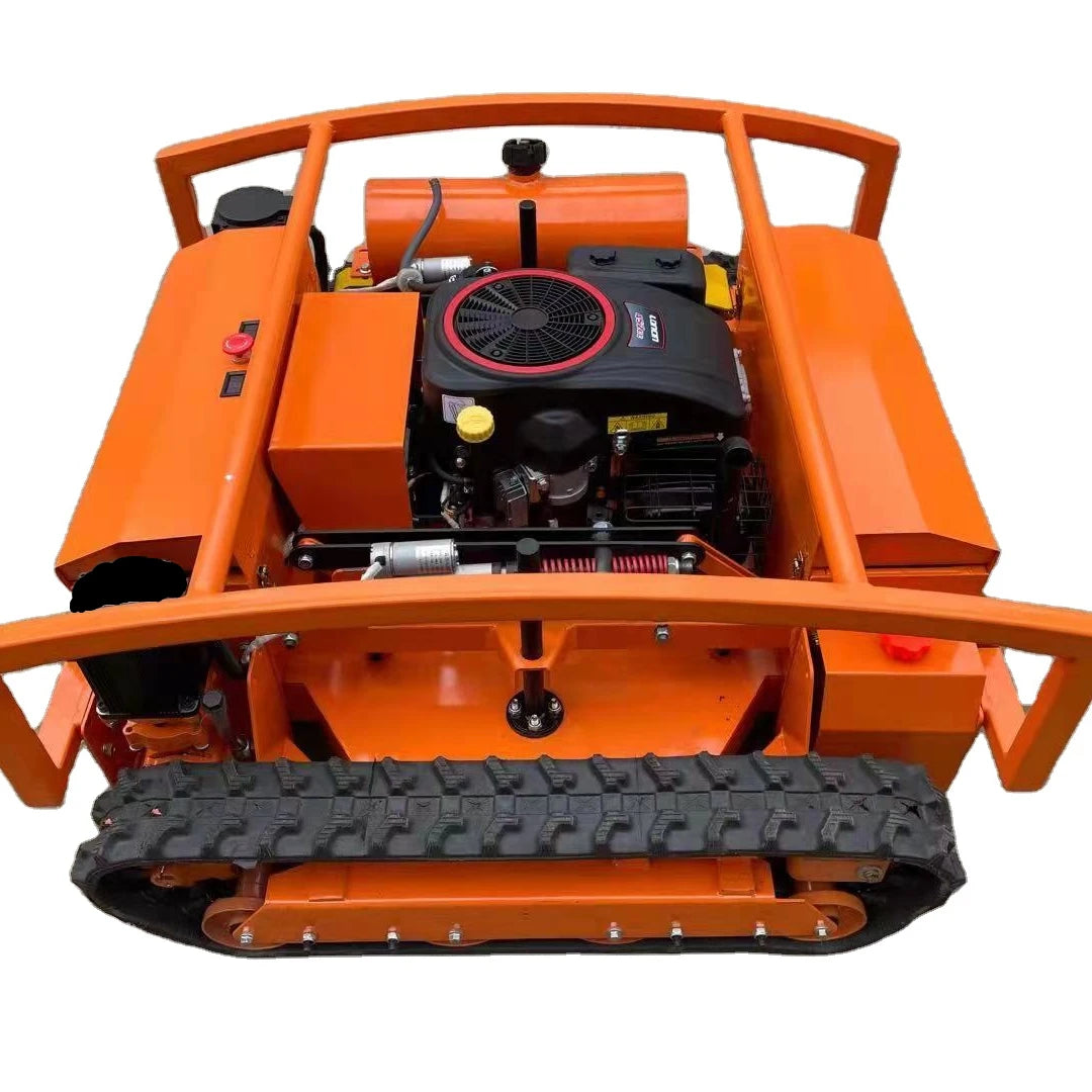 Mini Remote Control Crawler Lawn Mower with 48v 4-Stroke Zero Turn Grass Blade Robot Mower for Agricultural Machinery
