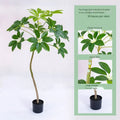 Wholesale Home Decor Lifelike Artificial Tropical Palm Tree Faux Greenery Traveler Plant PE Material Minimum Order 1 Piece