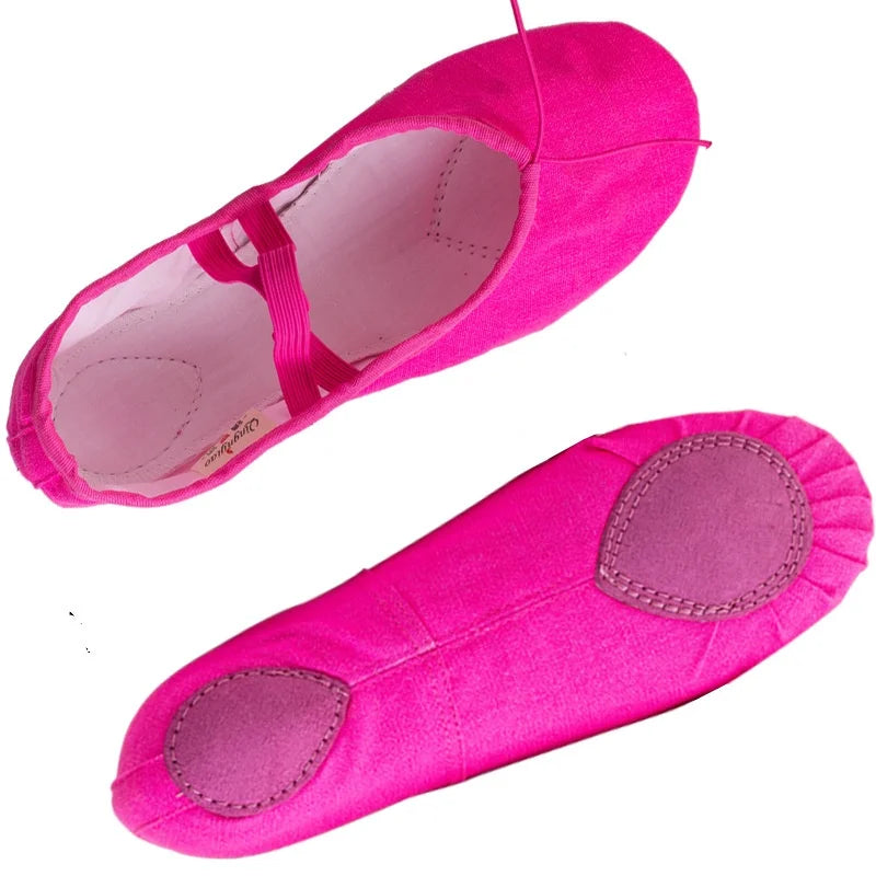 Wholesale Split Sole Ballet Dance Shoes Ballerina Slippers Yoga Shoes Indoor Practice Dancing Shoes