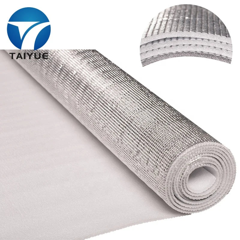 Self-Adhesive Thermal Insulation for Roofs Reflective XPE with Aluminum Foil and EPE Foam Modern Design Style for Warehouses