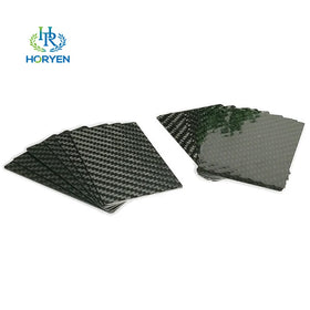 Wuxi Manufacture 0.2mm Thin Carbon Fiber Fabric Sheet Carbon Fibre Flat Sheet
