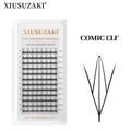 XIUSUZAKI 5D Upgraded Comic Spire Fairy  Super Soft Hair Eyelash Shop Special Grafting Feather Comic ELF Eyelash Extension