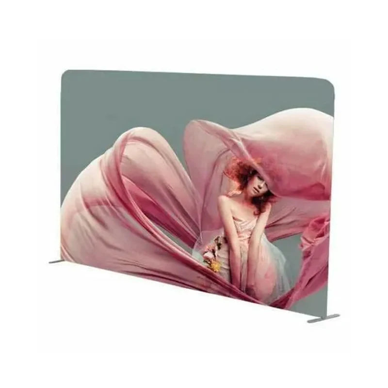 Portable 7.5Ft /8FT /10FT Pillow Case Tension Fabric Backdrop Photography Background for Paty Wedding Exhibition