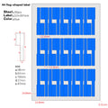 A4 Printable Flags Cable Labels Color Blank Network Cable Labels Can Be Printed