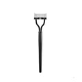 Half Arc Steel Tooth Eyebrow Comb Eyelash Shaping Tool Foldable Eyelash Brush with Lid Eyelash Comb Brush MegaBDM