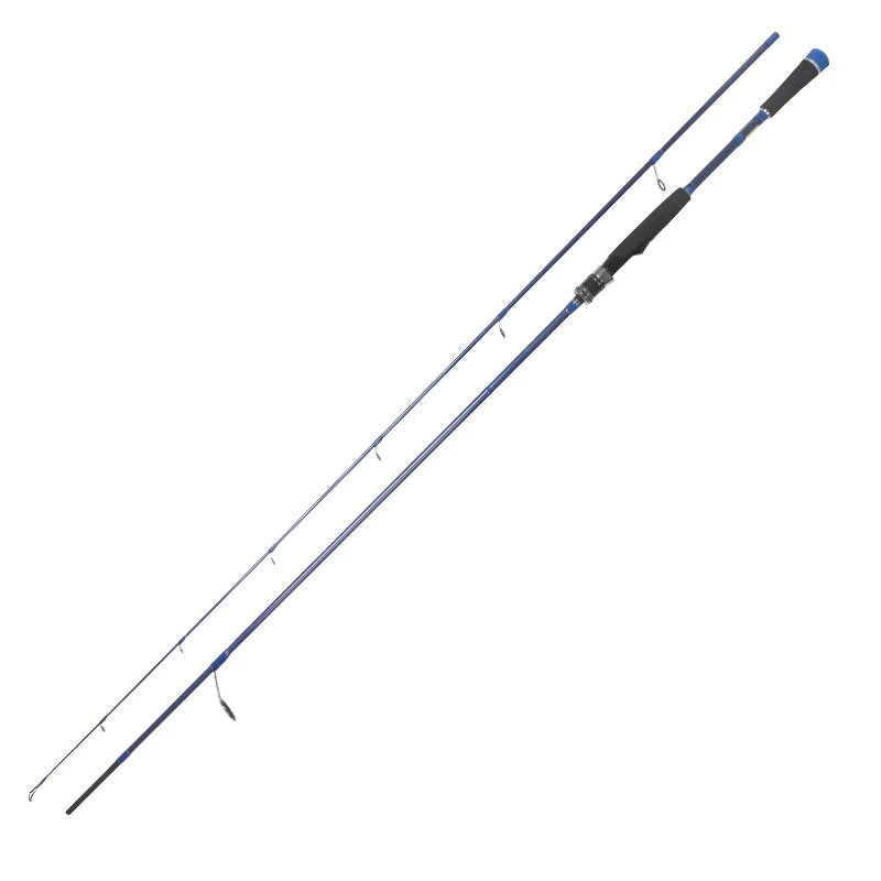 2 Sections Carbon Fiber Ice Fishing Rod EVA Stainless Steel Guides Medium Action Lake Stream Bass Carp Spinning-in