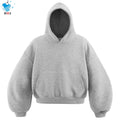 Custom Logo Luxury Hip Hop Cropped Hoodies Blank Various Boxy Fit High Quality Streetwear Oversized Cotton Heavyweight Hoodies