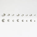 S925 Sterling Silver Flower-shaped Laminate Spacer Bracelet DIY Ornament Accessories Receptacle Bead Caps With Hole