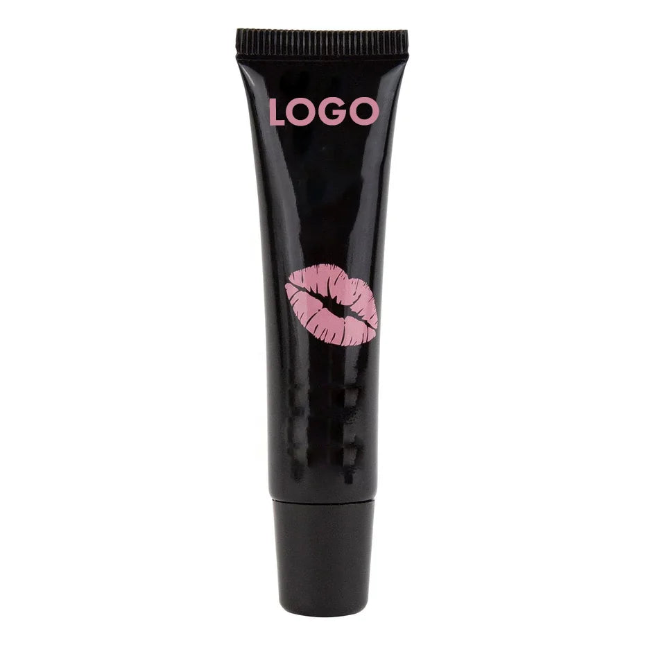 New Arrivals Squeeze Tube pink Warm Sting Lip Plumper Gloss for Girl Private Label