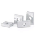 OEM Custom Galvanized Carbon Steel Square Long Nut M3 M4 M5 M6 M8 10mm X 2mm Flat Rectangle Rectangular Nut