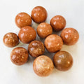 Wholesale Natural Energy Healing Crystal Ball Orange Sunstone Sphere for Home Decoration