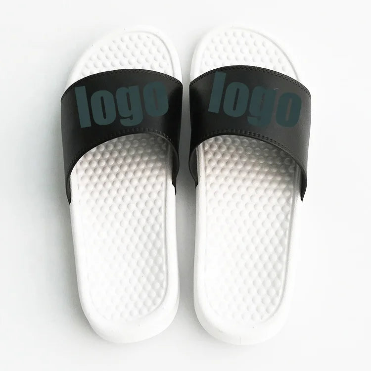 Anti Slip Women Slide Fast Delivery Sandals Custom Logo Massage Sole Shoes Unisex Low MOQ Top Quality Outdoor Slippers