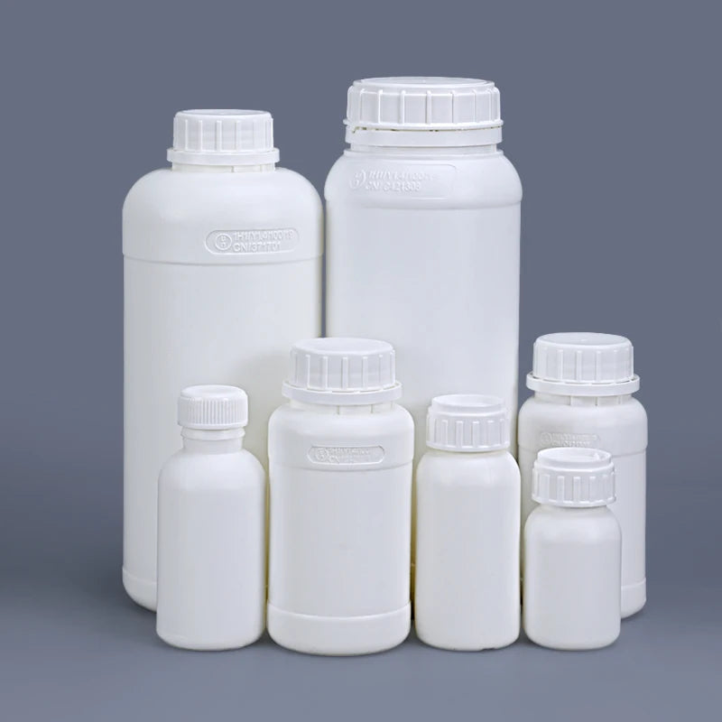 50ML-1000ML Thicken Plastic Fluorinated Bottles Chemical Organic Solvents Package Container