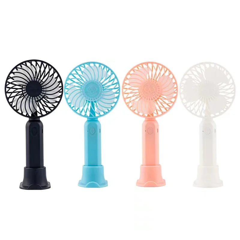 Best Sellers Product Wholesale Electric Hand Portable Mini Eyelash Extension Fan Standing Fan With Phone Holder