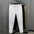 Custom Casual Men's Slim Fit Mid Waist Straight Trousers Track Fashion Pants 100% Polyester