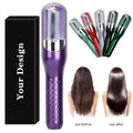 Portable Professional 2-in-1 Hair Straightener Repair Trimmer Ladies Cordless Split End Remover Charging Battery Household