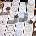 1Roll Vintage Lace Tape Teenage Aesthetics Series Round Basic Material Priming Decoration