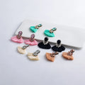 Women's Fancy Ethnic Multicolor Rhinestone Crystal Water Drop Stud Earrings Gold Plated Colorful Tassel Bohemian Jhumka Studs