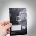 Custom Label Printing Resealable Zipper clear Window Flat Ziplock Bag Laminated Plastic Bags