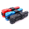 Superbsail Foldable Bike Lock MTB Road Bicycle Hamburg Lock High Security Anti-Theft Scooter Electric Folding E-Bike Chain Lock