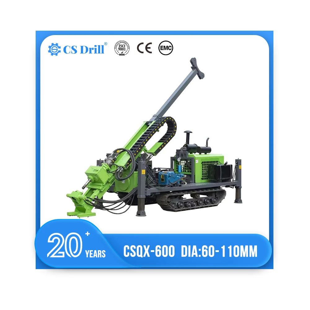 Mobile Rotary Drilling Rig for Rock Soil Core Sampling SPT Method for Mountain Investigation Essential Motors Pump Engine