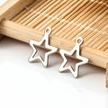Popular Star Shape Pendant in Stock Women Men DIY Jewelry Stainless Steel Charms for Necklace and Bracelet Making